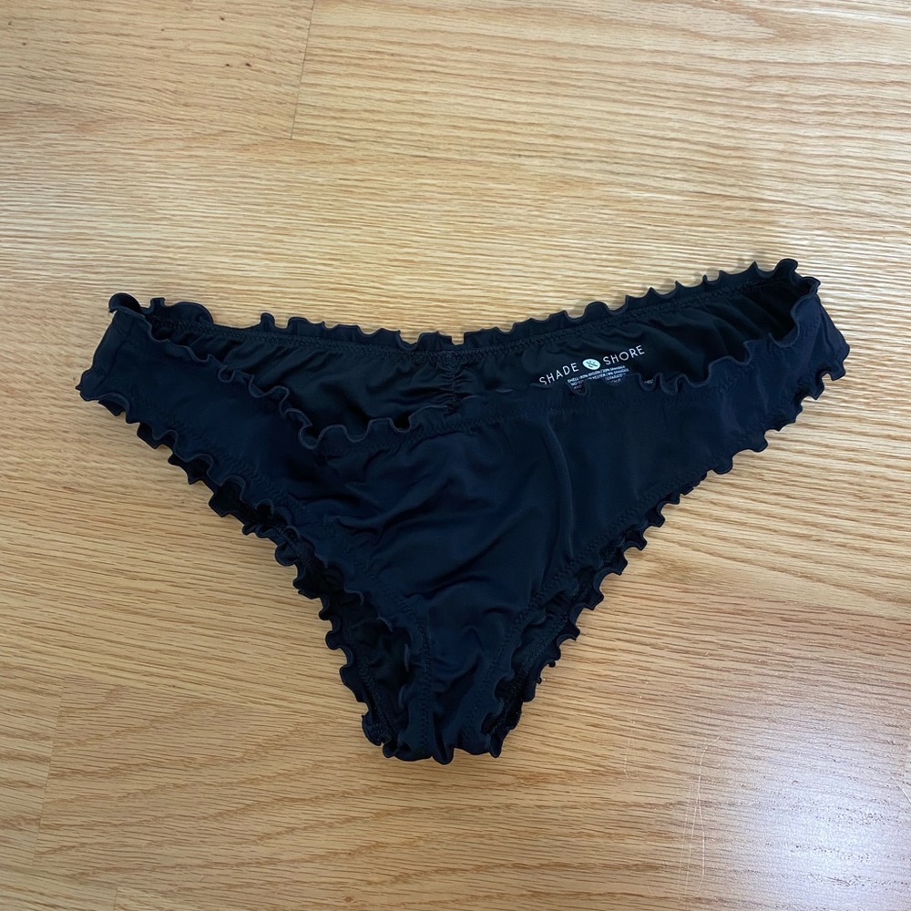 Classic black bikini bottoms